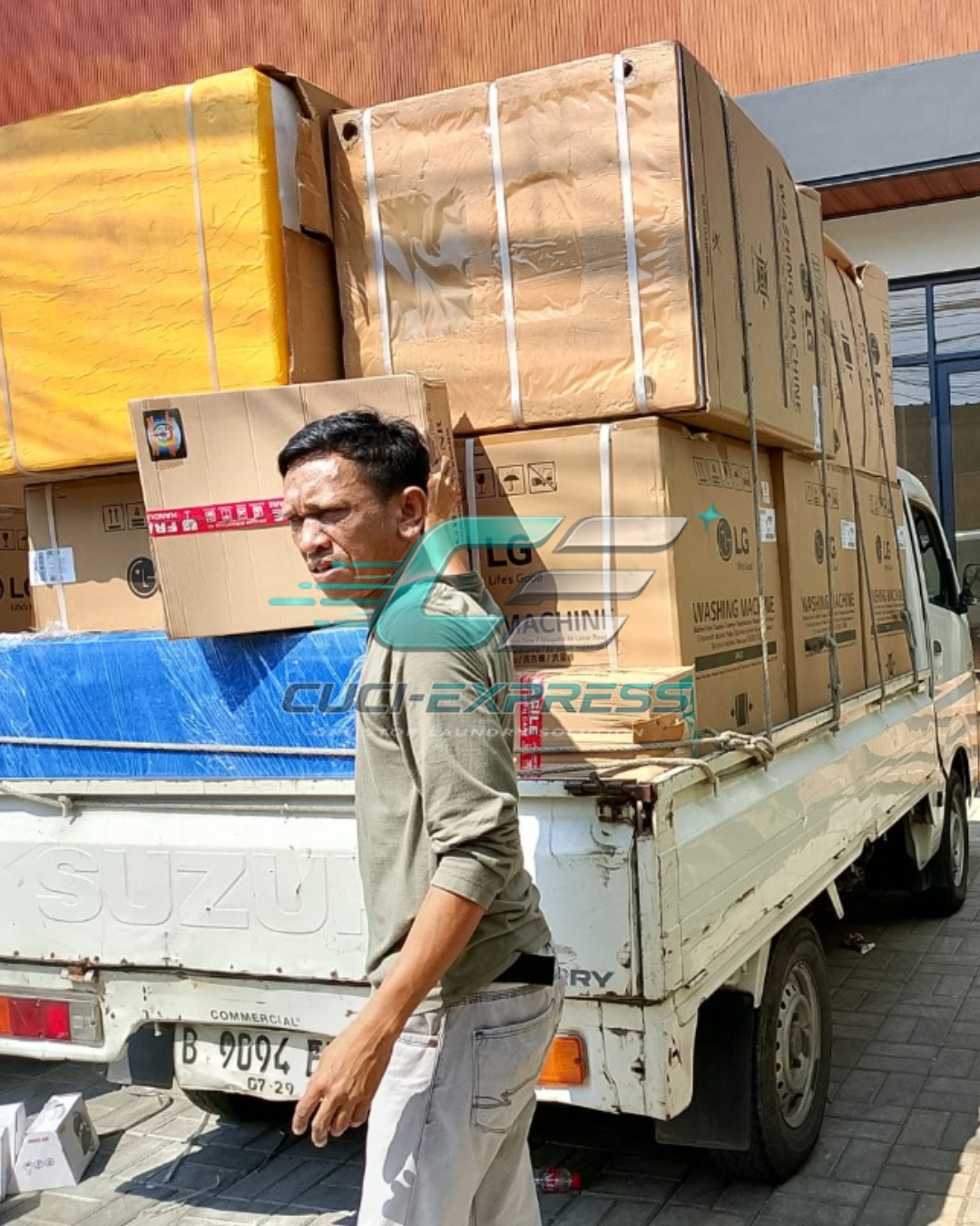 Pengiriman Mesin Laundry