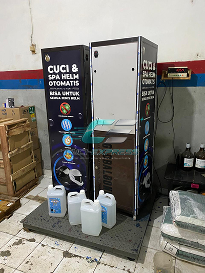 Mesin Spa Helm Otomatis Kuta Bali kirim JTCargo