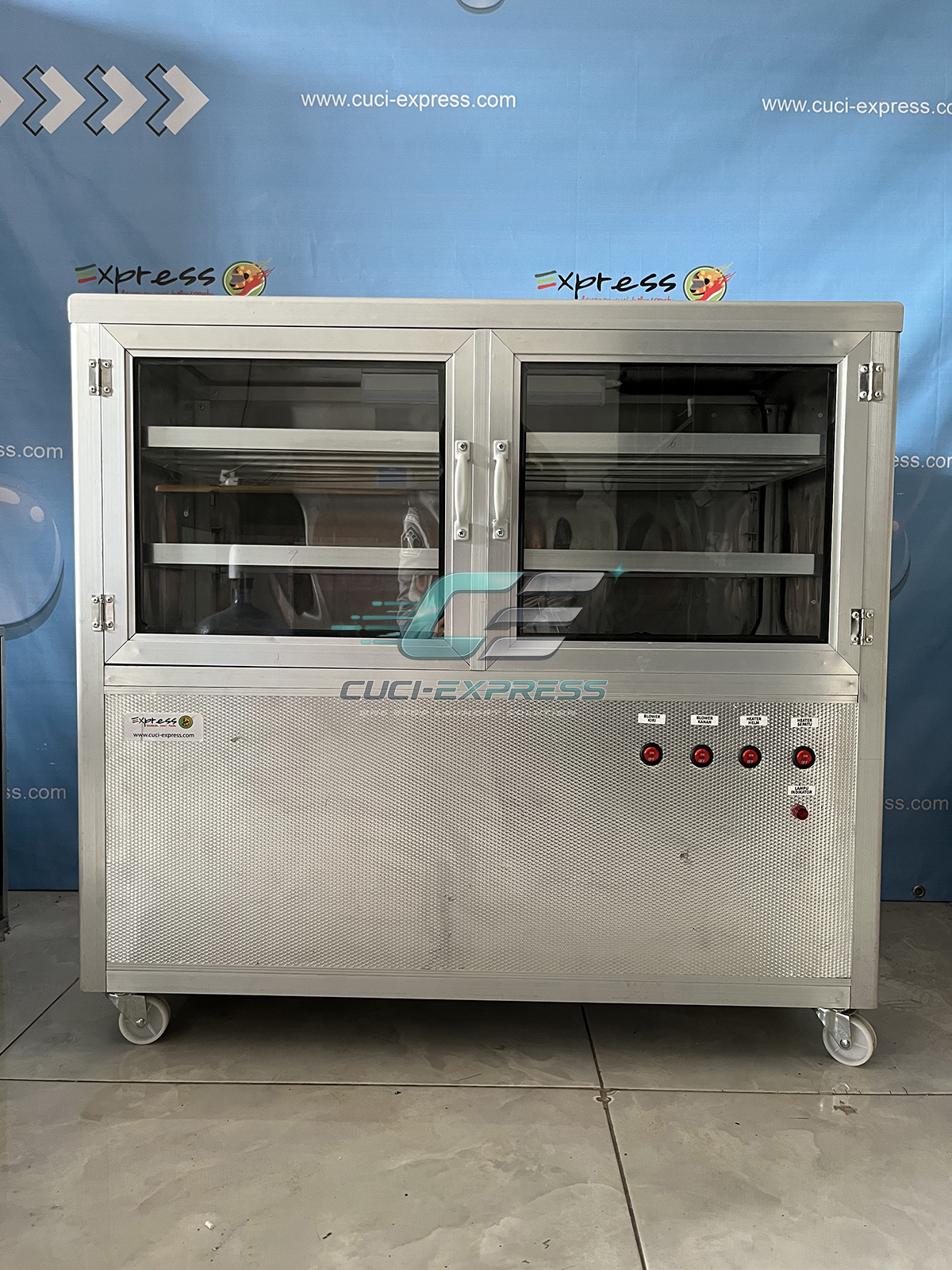 Dryer Pengering Helm Sepatu 2 Tungku